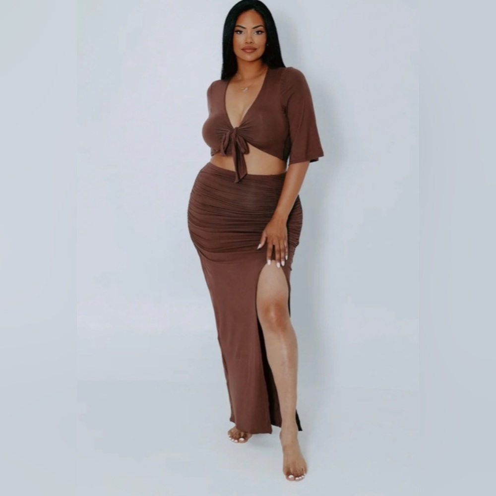 Klassy Network Resort Maxi Skirt
